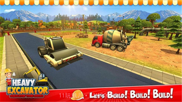 重型挖掘机城市建设模拟截图2