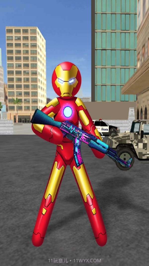 火柴人绳索英雄钢铁侠手机版截图3