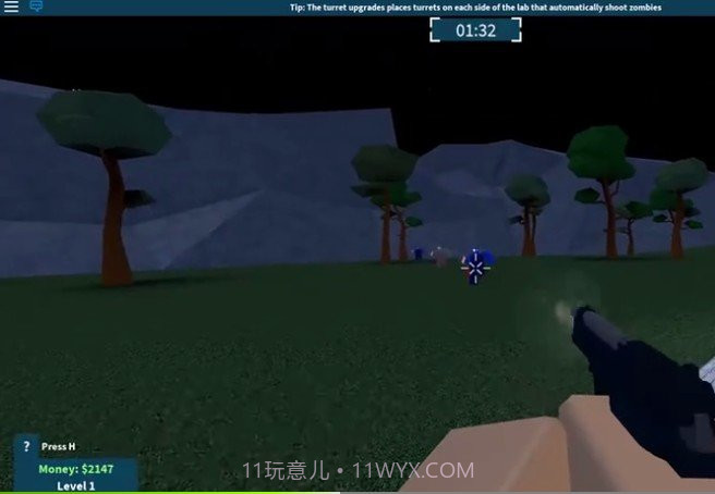 屌德斯解说Roblox丧尸战争模拟器截图3