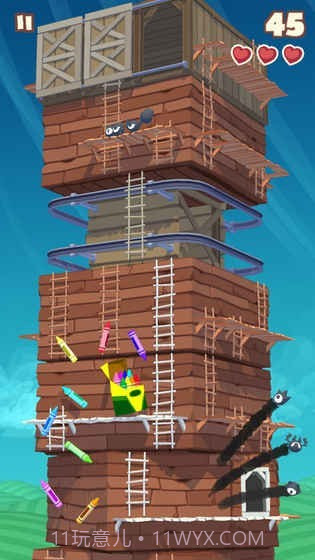 小鸡爬楼截图1 小鸡爬楼截图1