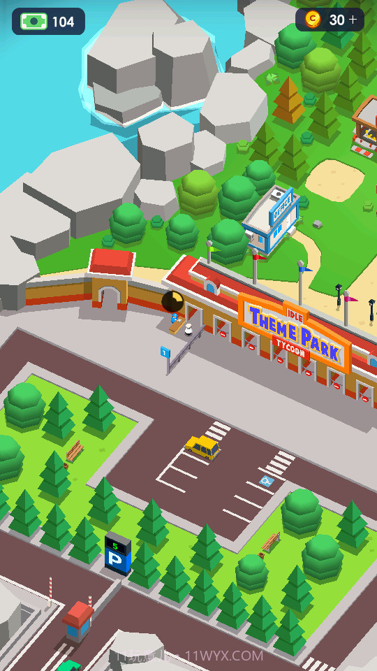 闲置主题公园大亨金币不减反增版截图1 闲置主题公园大亨金币不减反增版截图1