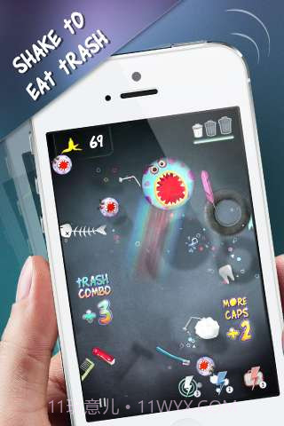 贪吃怪兽 OmNomster截图2