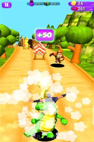 逃离食人族跑酷截图1