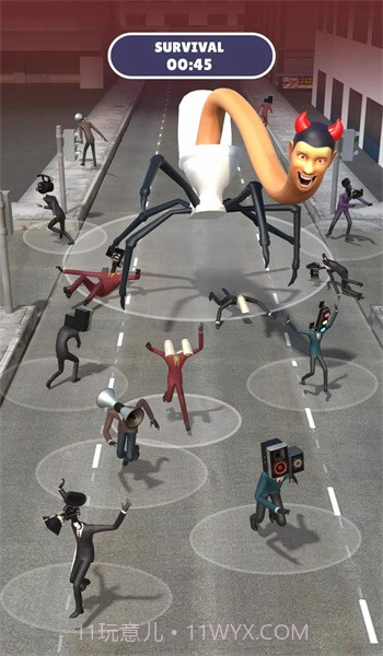 斯基比迪马桶生存大师截图2 斯基比迪马桶生存大师截图2