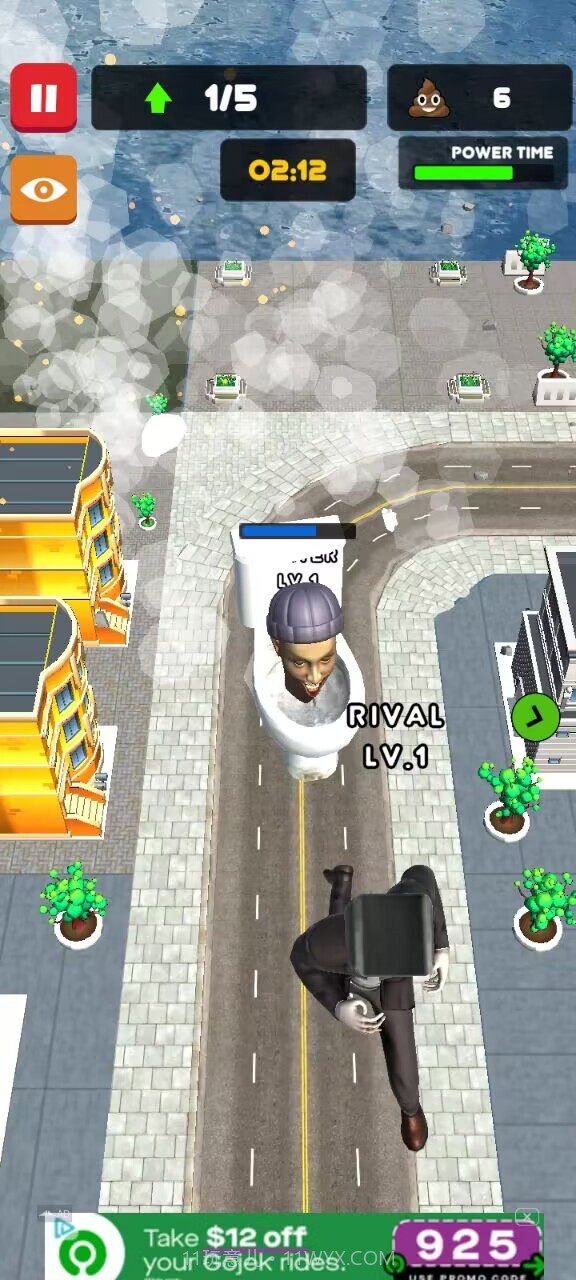 狂暴马桶人怪物粉碎截图3