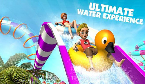 游泳池骑行截图2