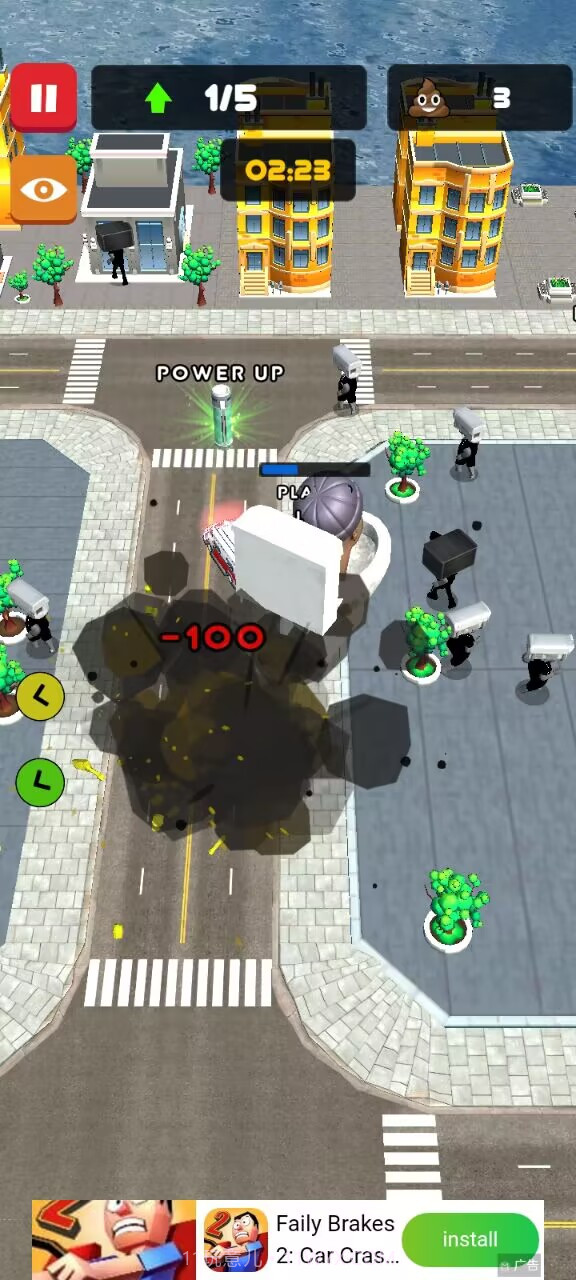 狂暴马桶人怪物粉碎截图2