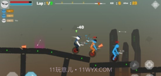 火柴人独轮车求生截图2 火柴人独轮车求生截图2