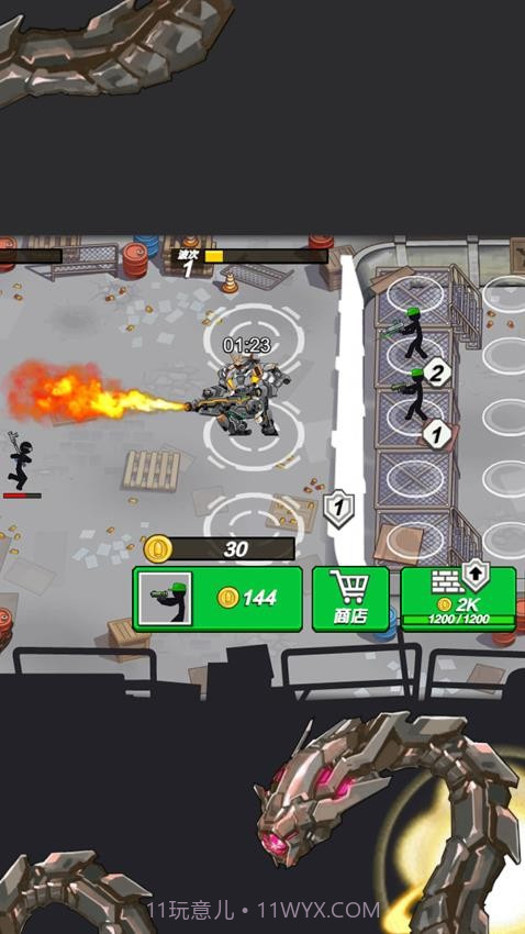 疯狂对战模拟器修改版截图1