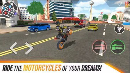 真实摩托车模拟器截图3